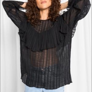 Frilled Sheer Top from & Other Stories